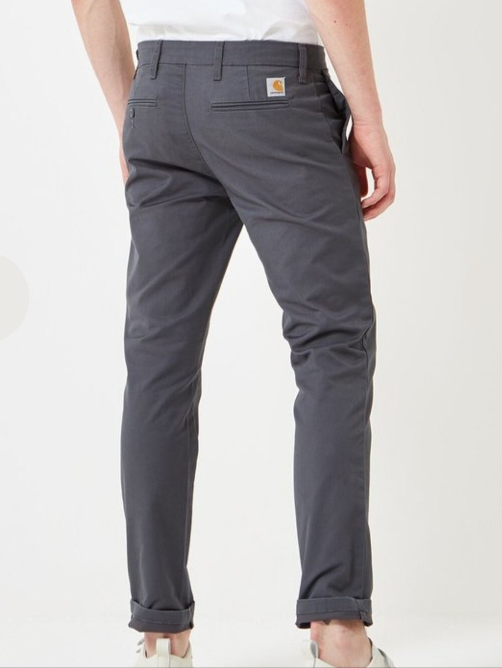 Carhartt WIP Sid Slim Chino Pant Blacksmith Grey 29 X 30